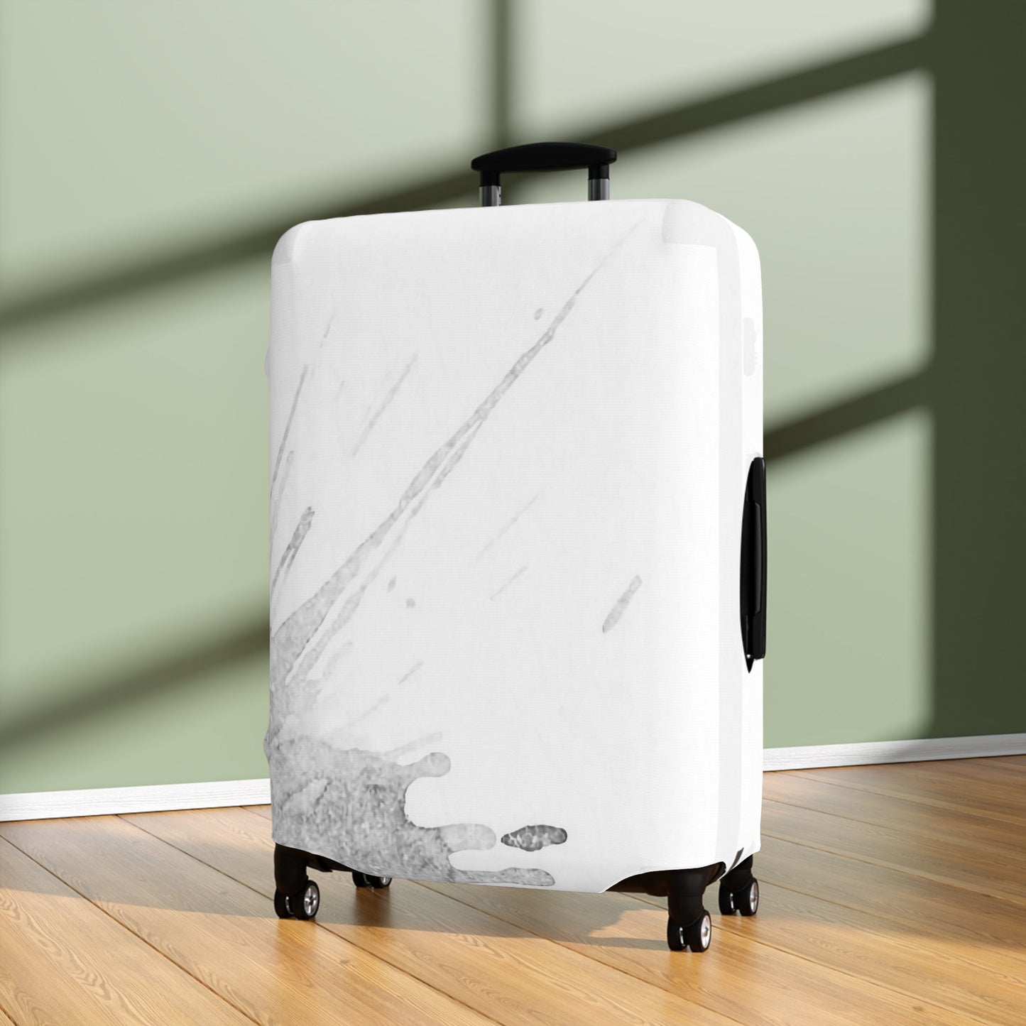 Watercolour Grey Splash – Protective Suitcase Cover