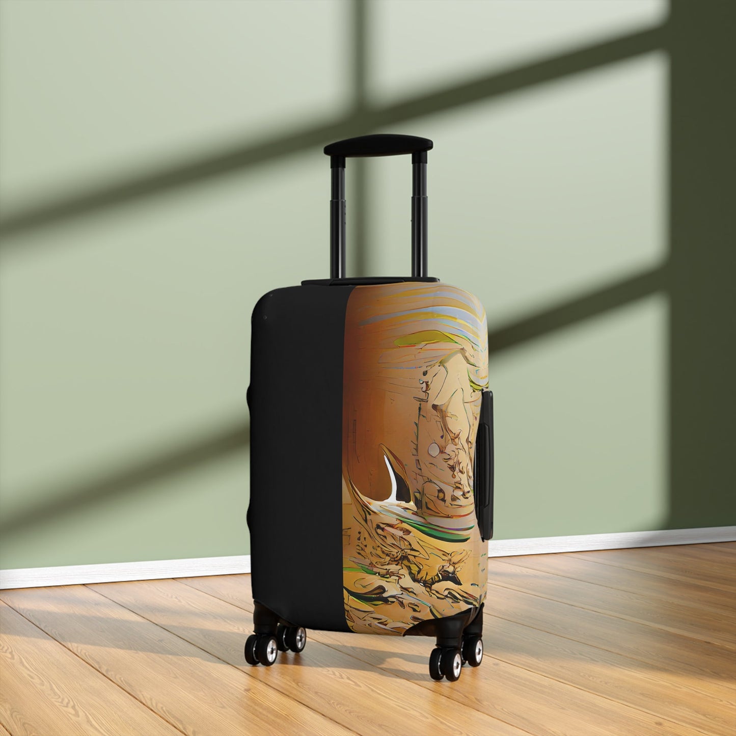 Half Black Half Gāolàng – Protective Suitcase Cover