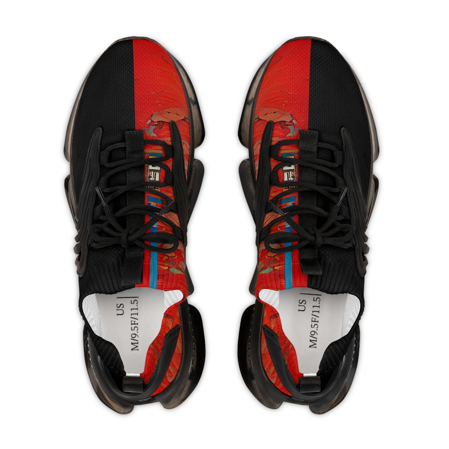 Half Black Half Hónghǎi - Mens Street Sneakers
