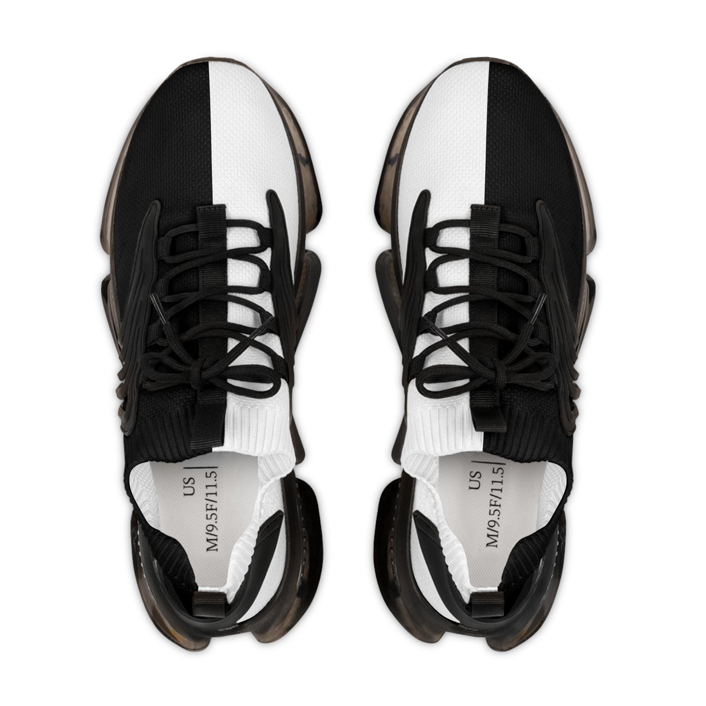 Half Black Half White - Mens Street Sneakers