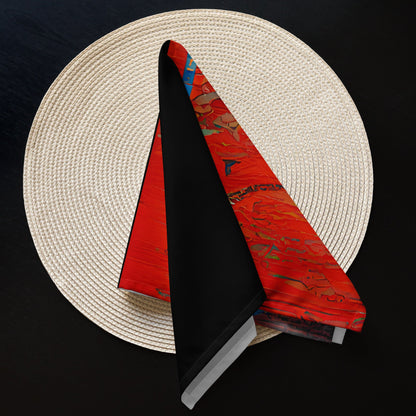 Half Black Half Hónghǎi - Cloth Napkin Set