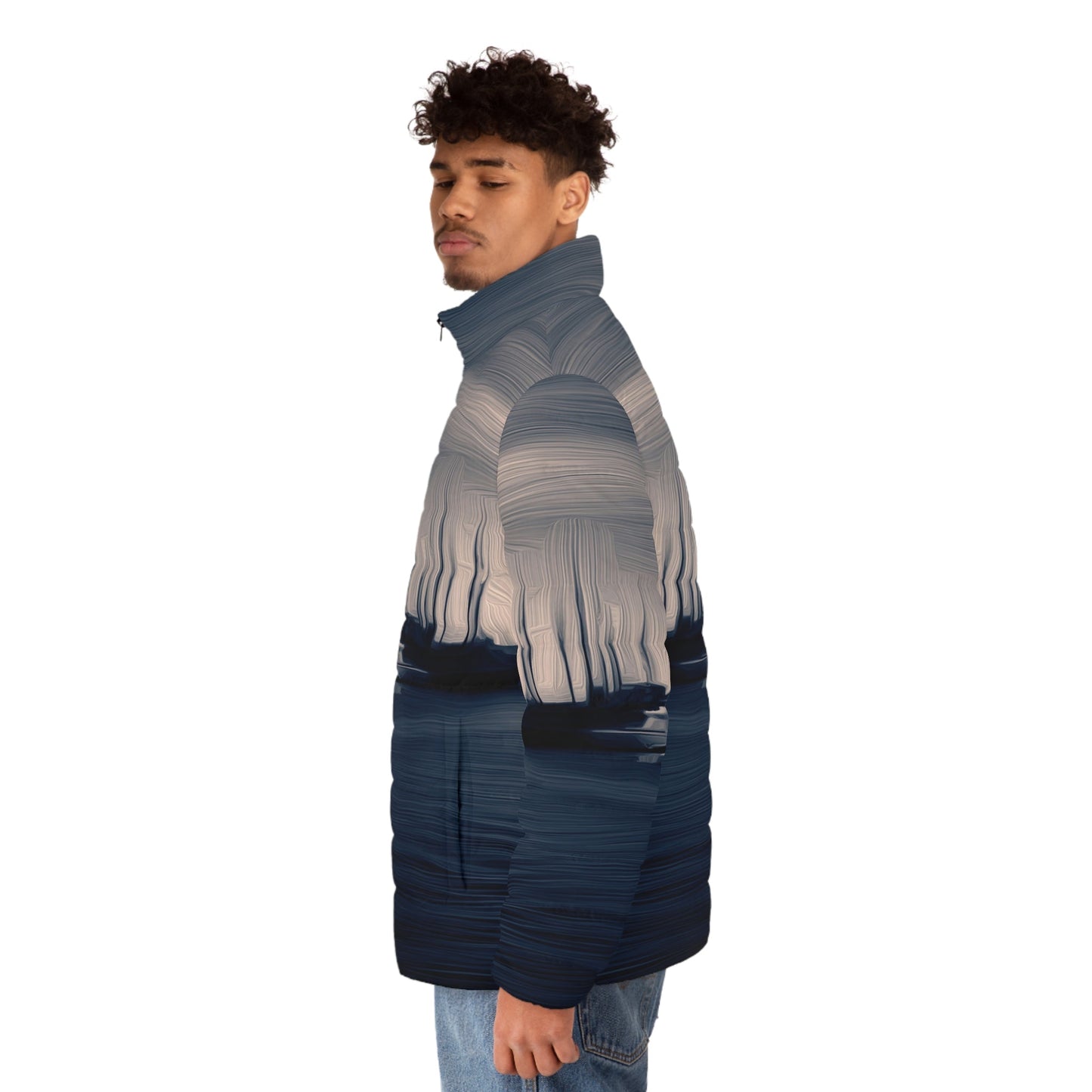 The Sleeping Yachts (at Sunrise) - Mens Puffer Jacket