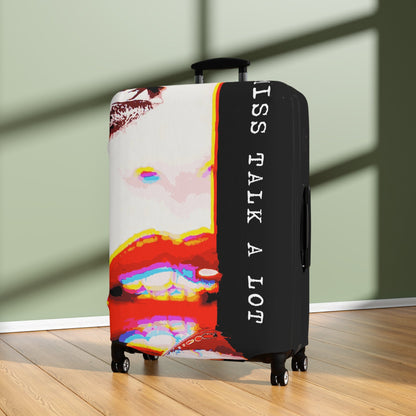 Miss Talk A Lot – Protective Suitcase Cover
