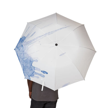 Watercolour Blue Splash - Windproof Umbrella
