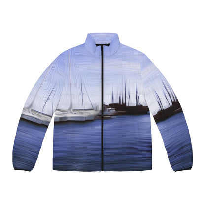 The Sleeping Yachts (at Afternoon) - Mens Puffer Jacket
