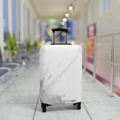 Watercolour Grey Splash – Protective Suitcase Cover