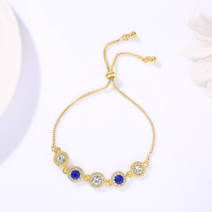 Zircon Flower Bracelets
