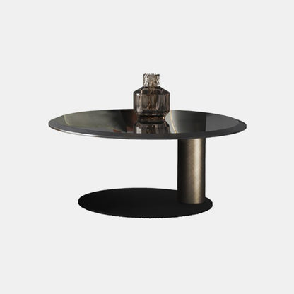 Gold Nesting Coffee Table, With Black Side Table