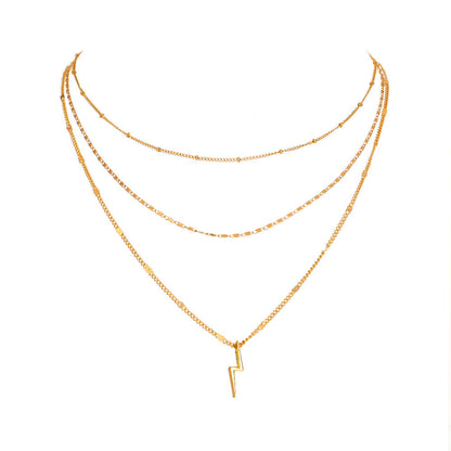 Multi-Layer Retro Clavicle Chain