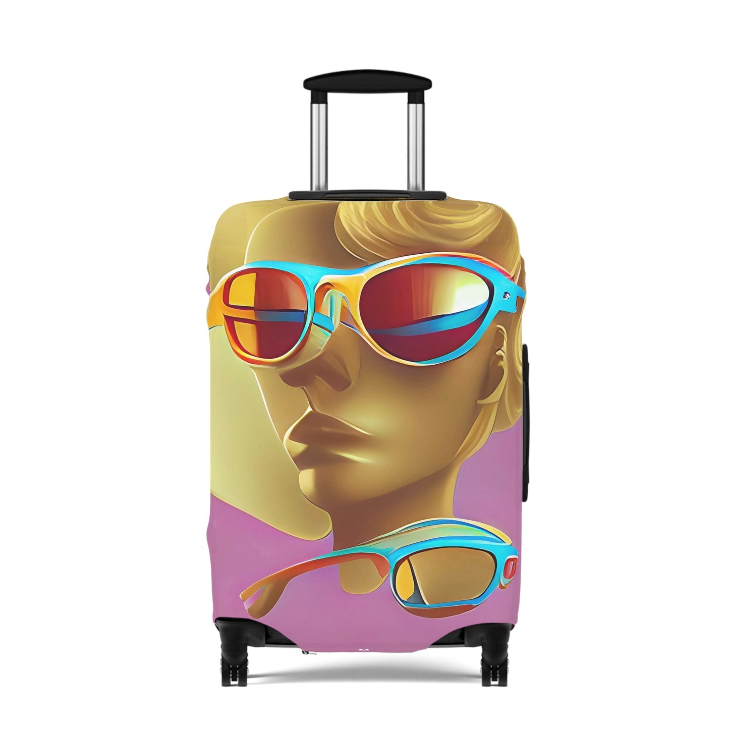 Retro Cool Pink – Protective Suitcase Cover
