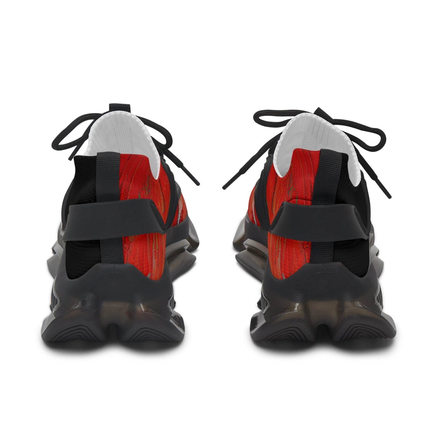 Half Black Half Hónghǎi - Womens Street Sneakers