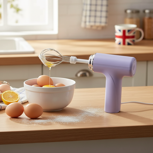 Wireless Egg Beater Mixer Cordless 3 Speed Rechargeable Hand Mixer
