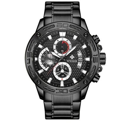 Luxury Gold Stainless Steel Quartz Watch