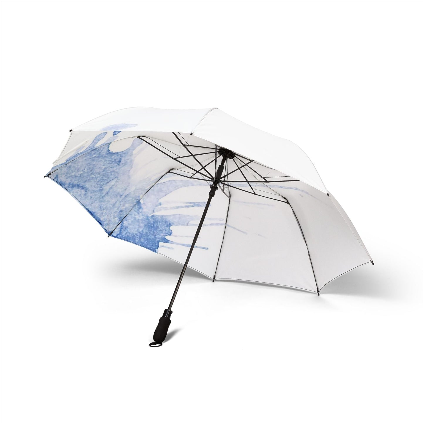 Watercolour Blue Splash - Windproof Umbrella