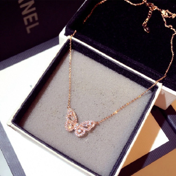 Butterfly Pendant Necklace