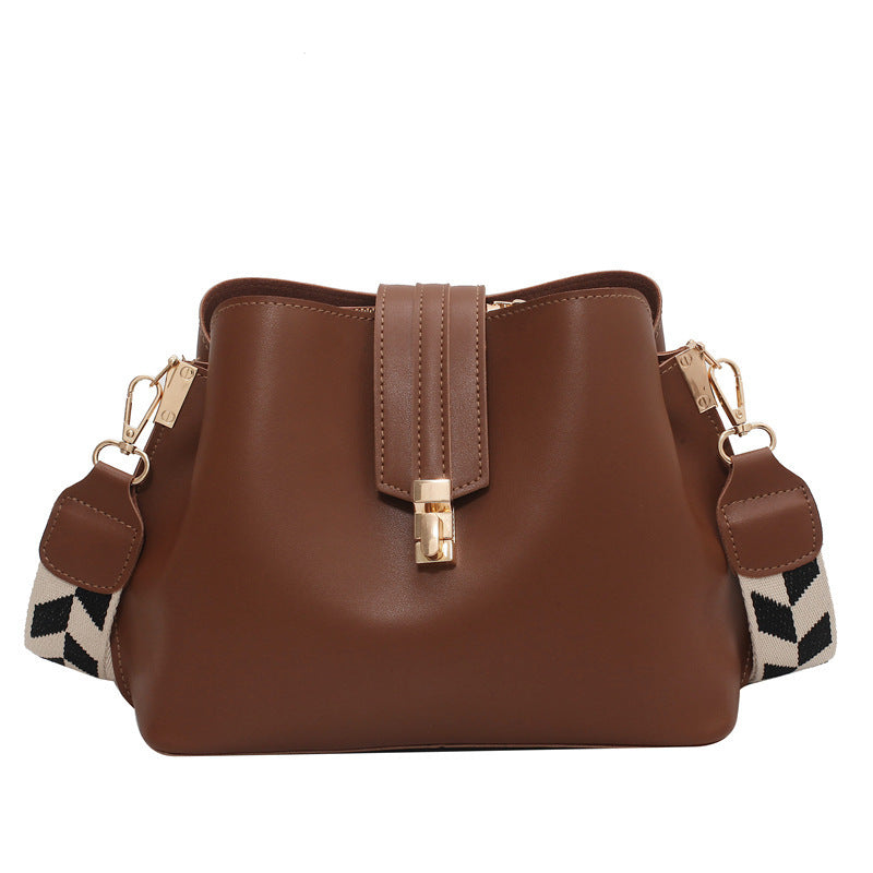 Shoulder Strap Bucket Bag