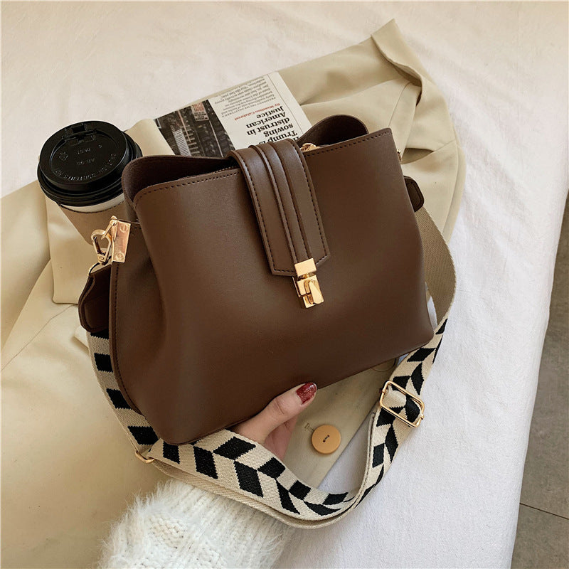 Shoulder Strap Bucket Bag