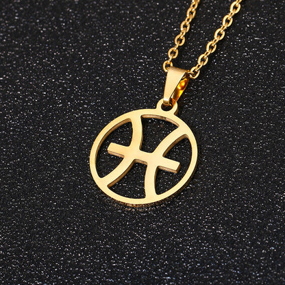 12 Horoscope Pendant Necklaces