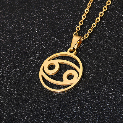 12 Horoscope Pendant Necklaces