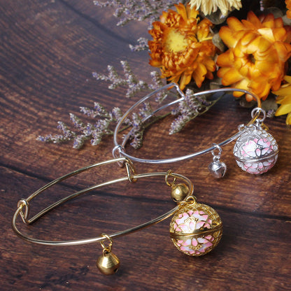 Bronze Cloisonné Fragrance Perfume Bell Bracelet