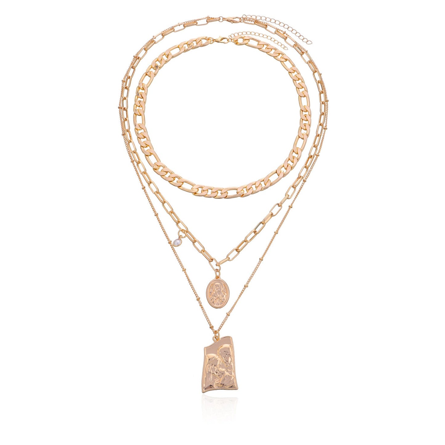 Multi-Layered Pearl Necklace