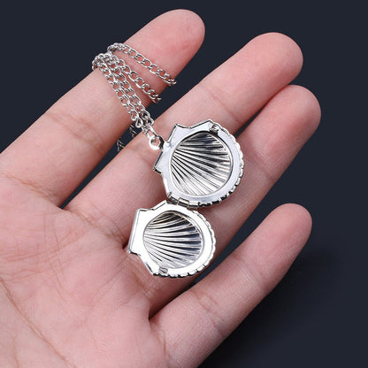 Mermaid Shell Locket Necklace