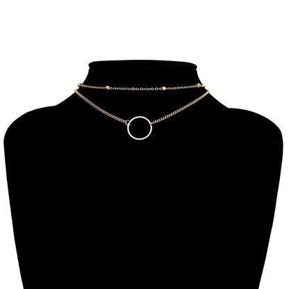 Two Layer Choker Necklace