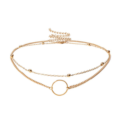 Two Layer Choker Necklace