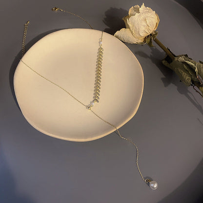 Wheat Ear Clavicle Necklace