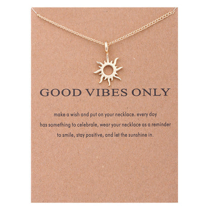 Sun Necklaces, Gold & Silver