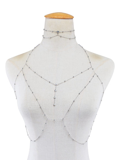 Rhinestone Tassel Body Jewellery