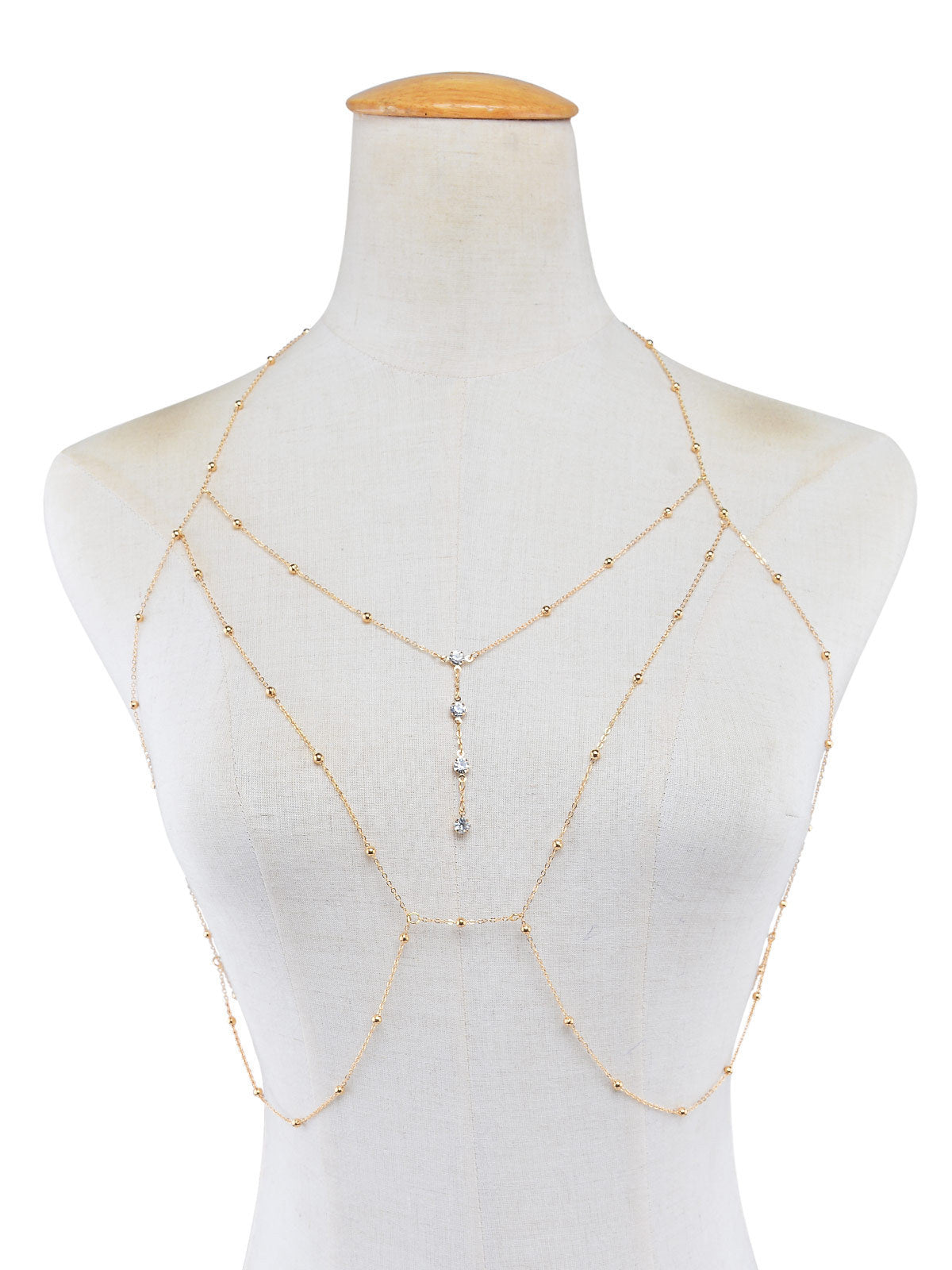 Rhinestone Tassel Body Jewellery