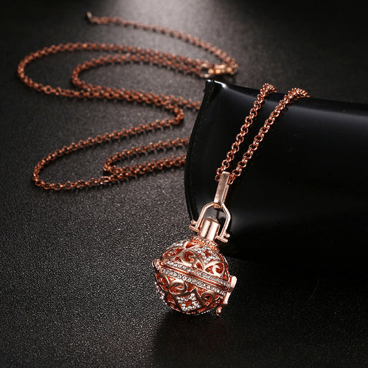 Circle Dome Secret Stash Necklace