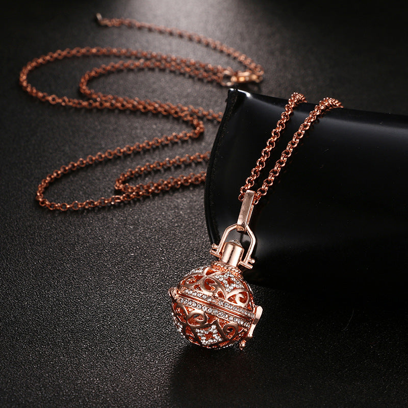 Circle Dome Secret Stash Necklace