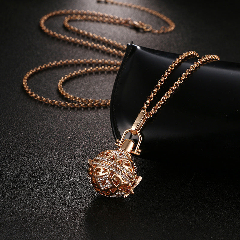 Circle Dome Secret Stash Necklace