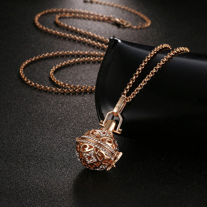 Circle Dome Secret Stash Necklace