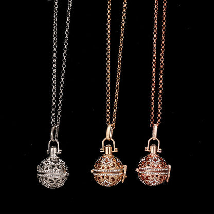 Circle Dome Secret Stash Necklace