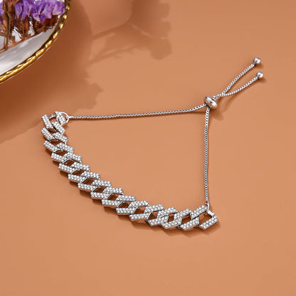 Unisex Thick Iced Bracelet