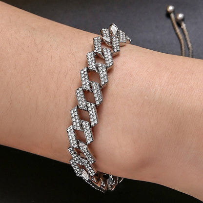 Unisex Thick Iced Bracelet