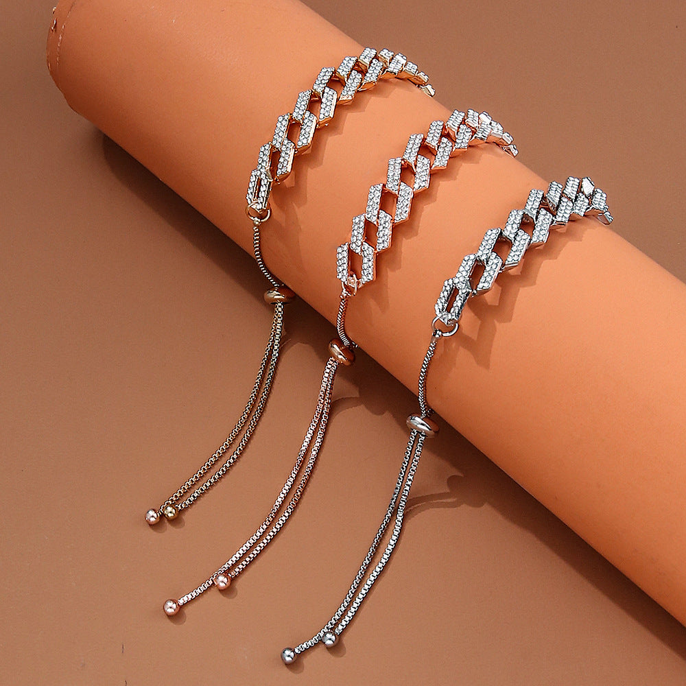 Unisex Thick Iced Bracelet
