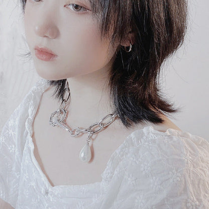 New Pearl Chain Necklace