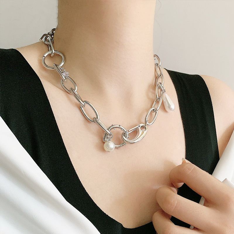 New Pearl Chain Necklace