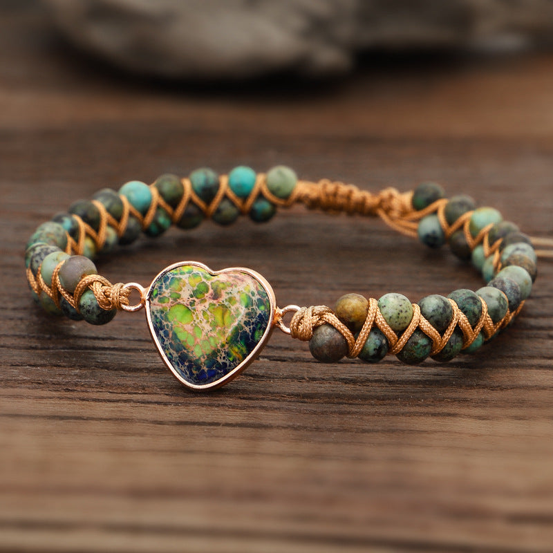 Love Stone Winding Bracelet