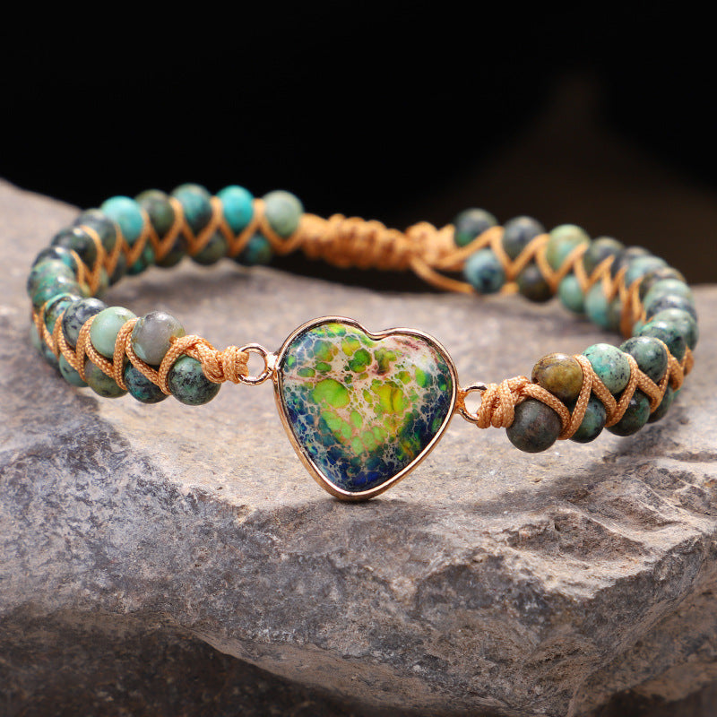 Love Stone Winding Bracelet