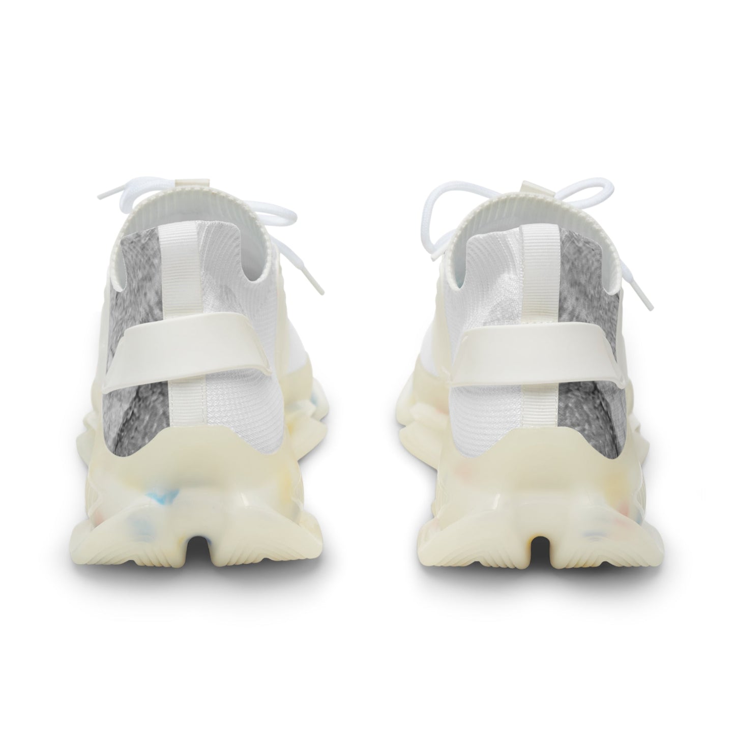 Watercolour Grey Splash - Mens Street Sneakers