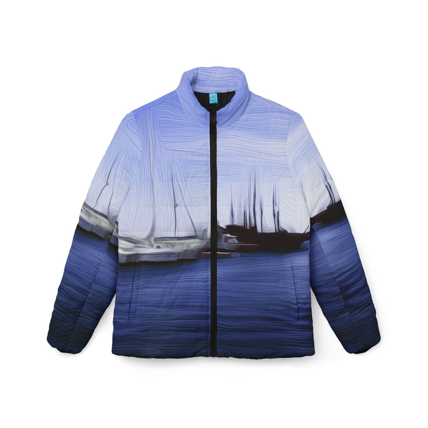 The Sleeping Yachts (at Afternoon) - Womens Puffer Jacket