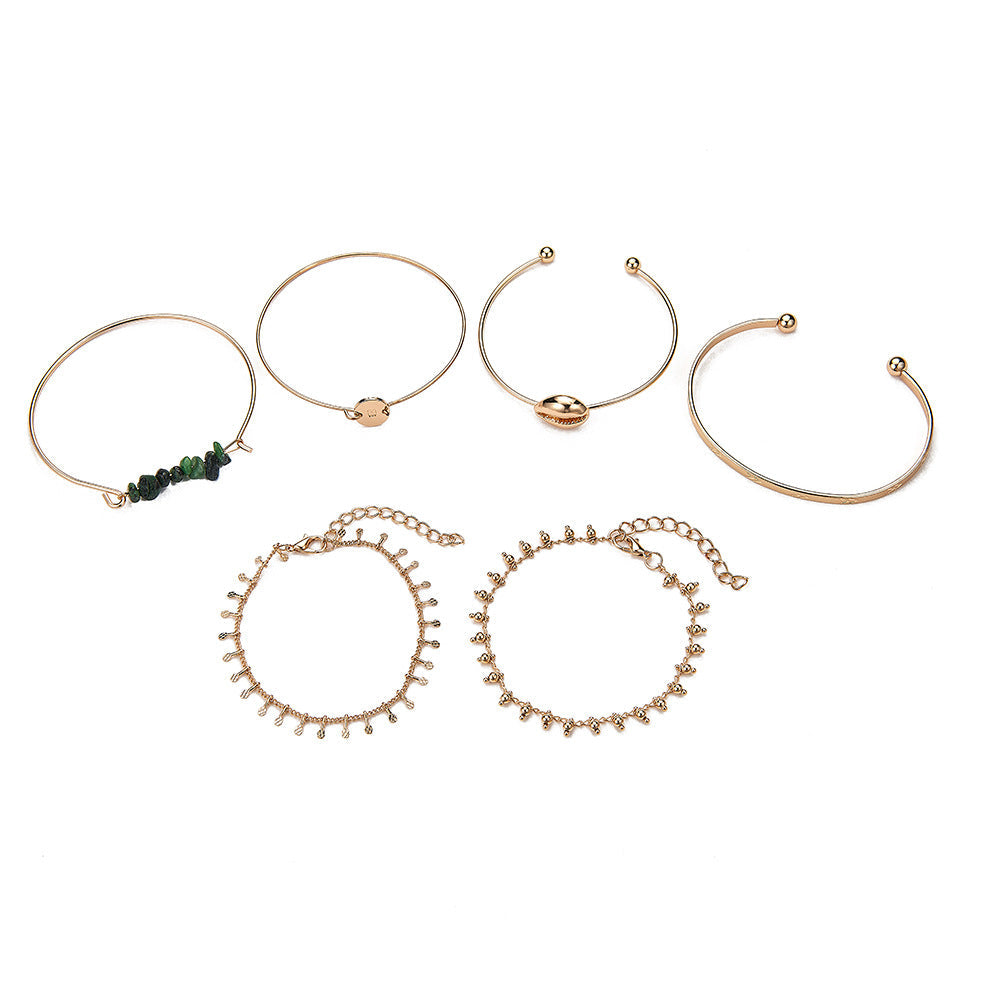 5pcs Heart Infinity Love Jewellery Bracelet Set