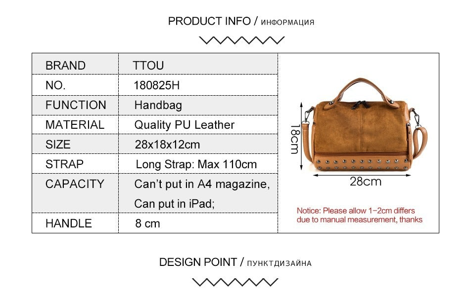 Tote Shoulder Bag Large