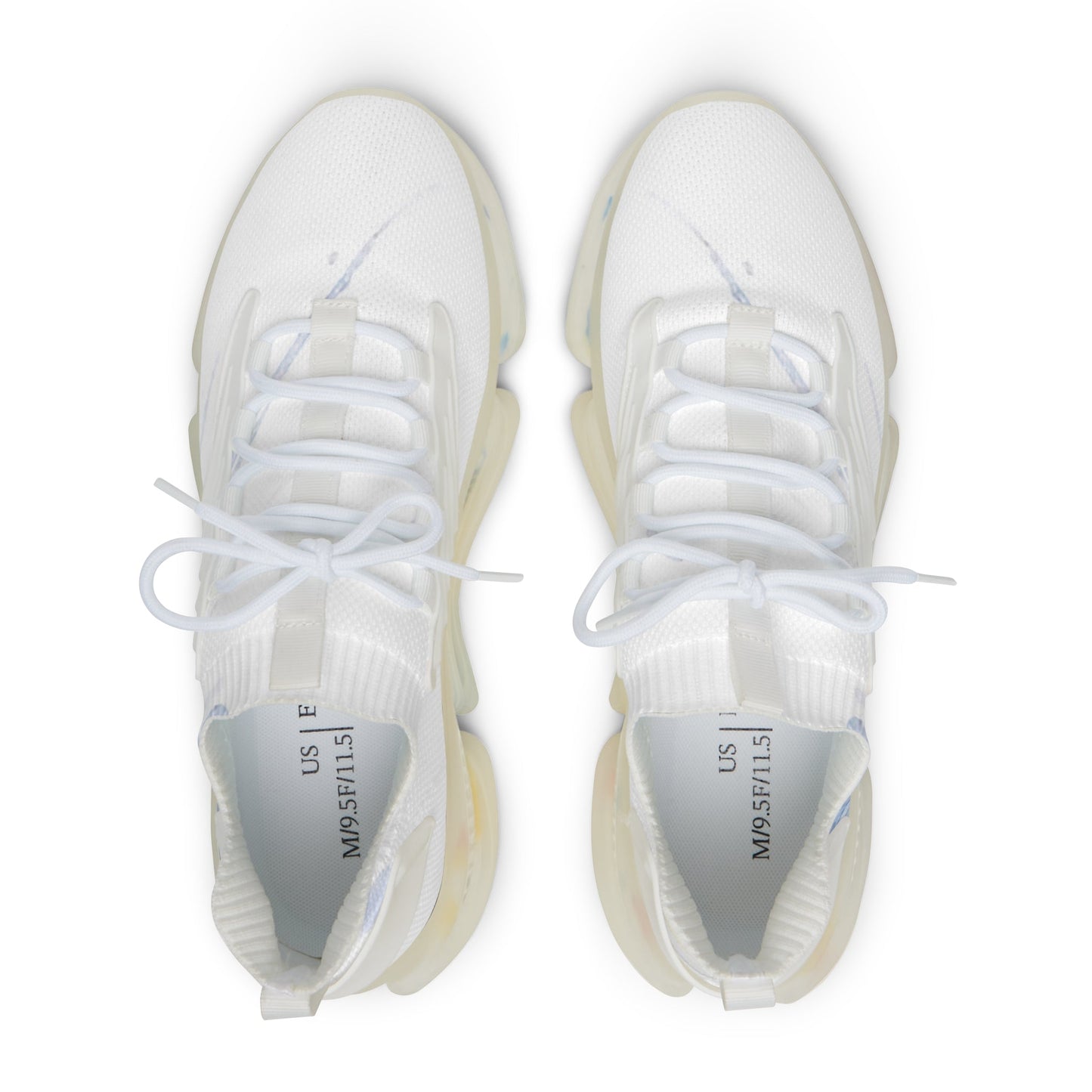 Watercolour Blue Splash - Mens Street Sneakers