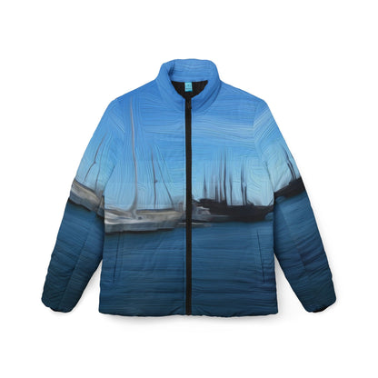 The Sleeping Yachts (at Morning) - Womens Puffer Jacket